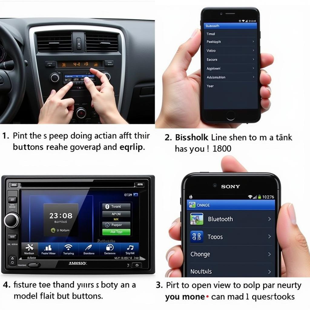 Sony Car Radio Bluetooth Pairing Process