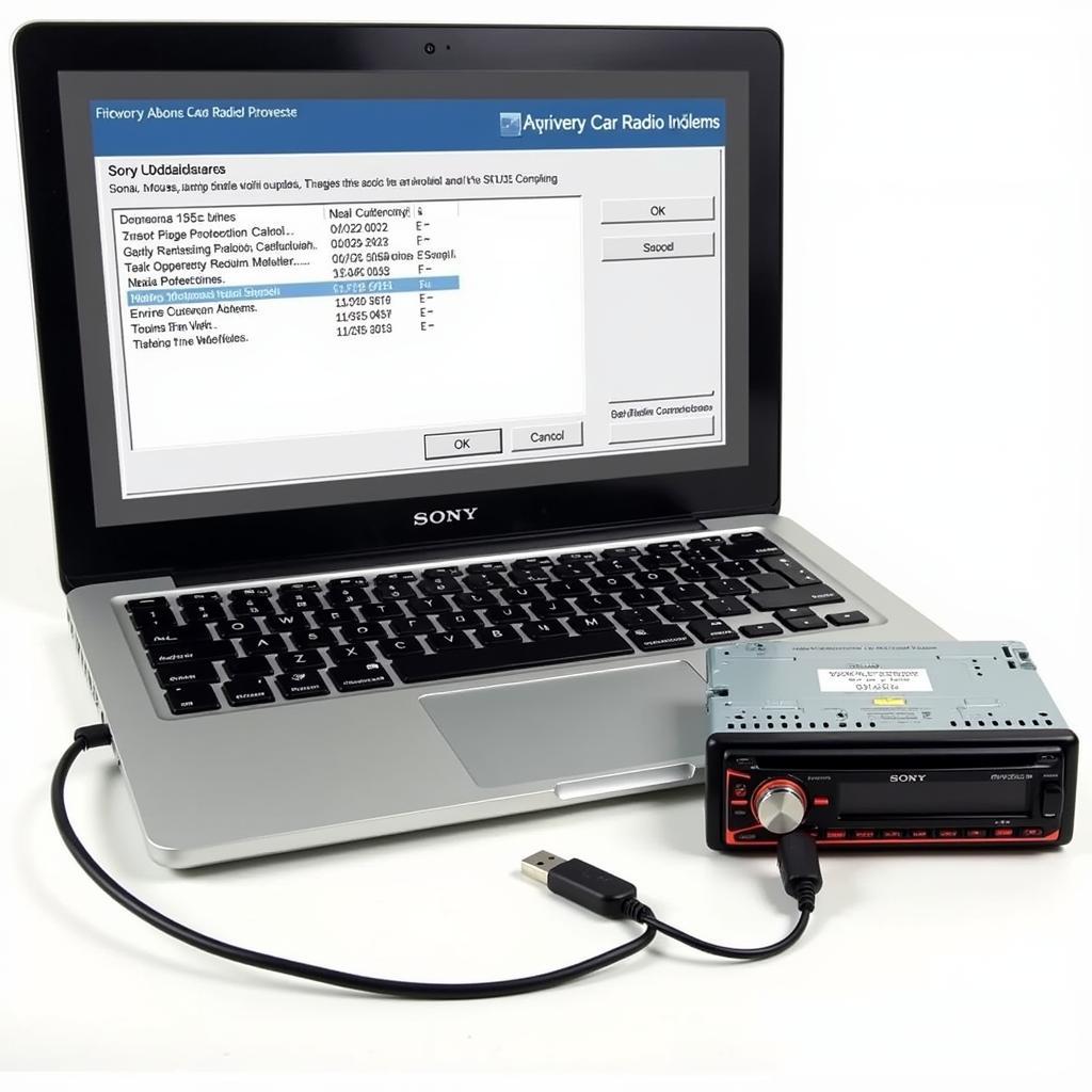 Updating Sony Car Radio Firmware