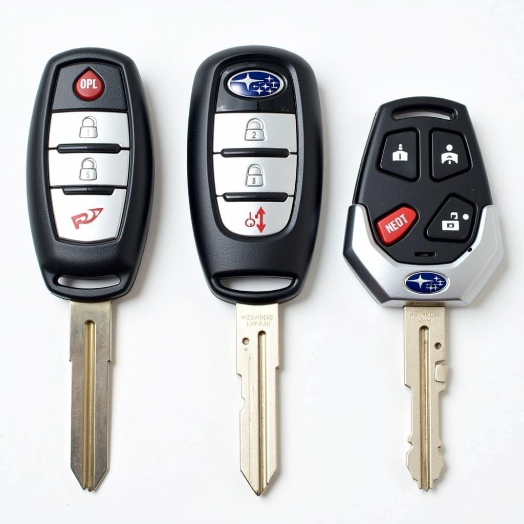 Different Types of Subaru Key Fobs