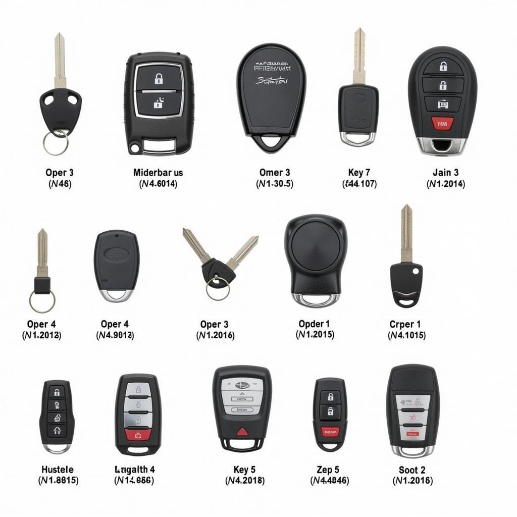 Subaru Key Fob Types