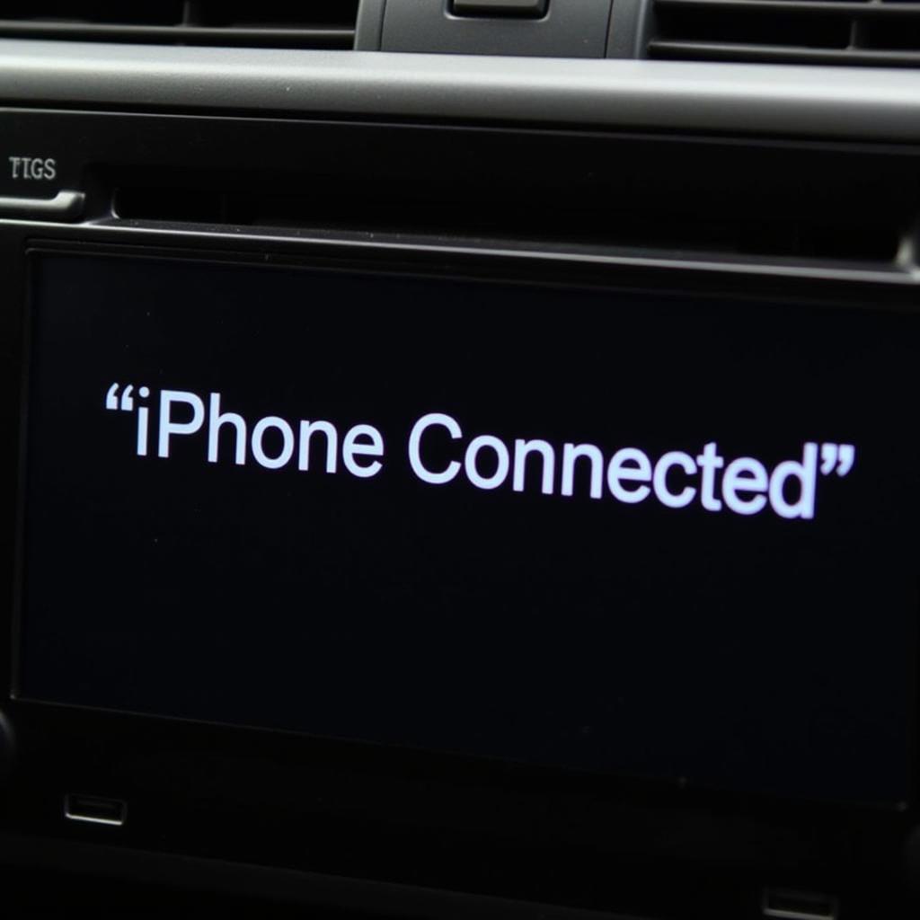 iPhone and Car Radio Successfully Paired via Bluetooth