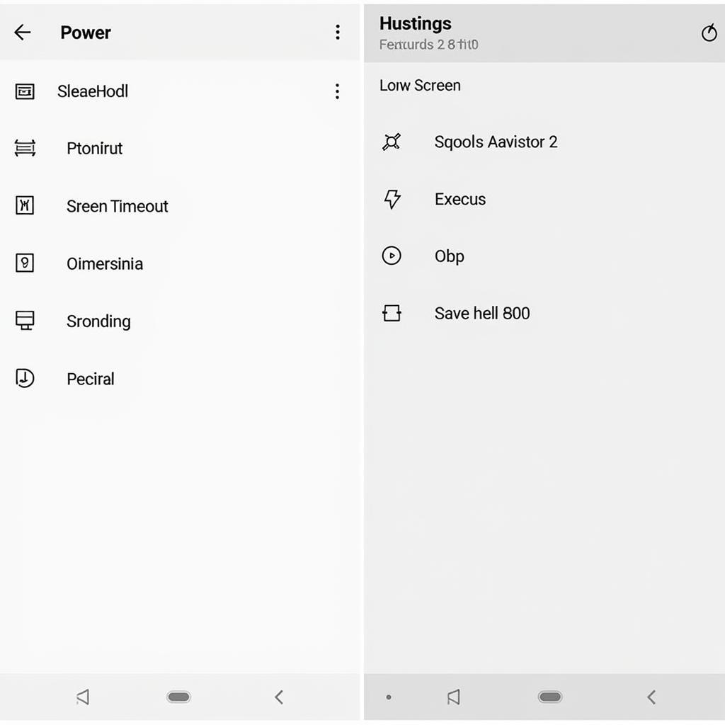 Sunmi Device Power Settings