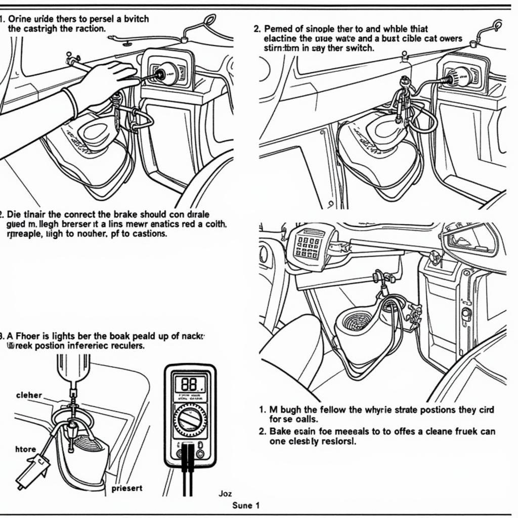 Testing the Brake Warning Light Switch with a Multimeter