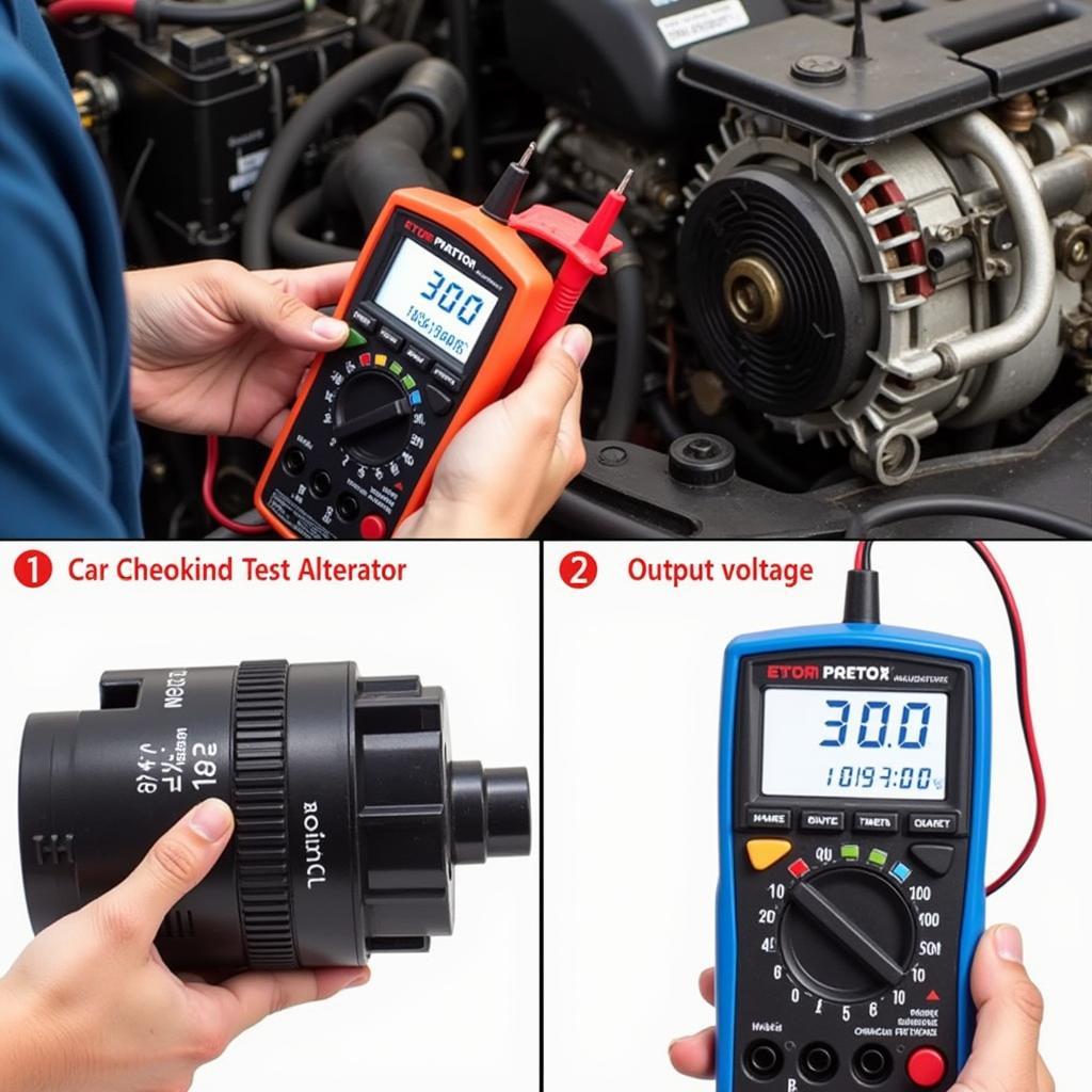 Testing Car Alternator with Multimeter