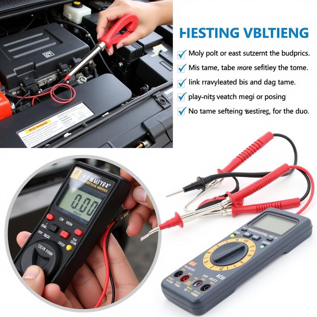 Testing Car Battery with a Multimeter