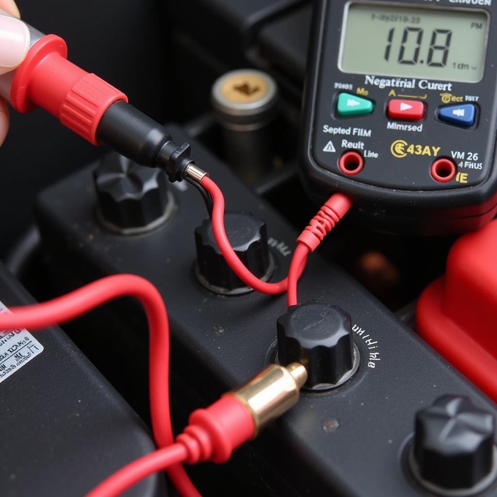 Testing Car Battery Parasitic Drain with a Multimeter