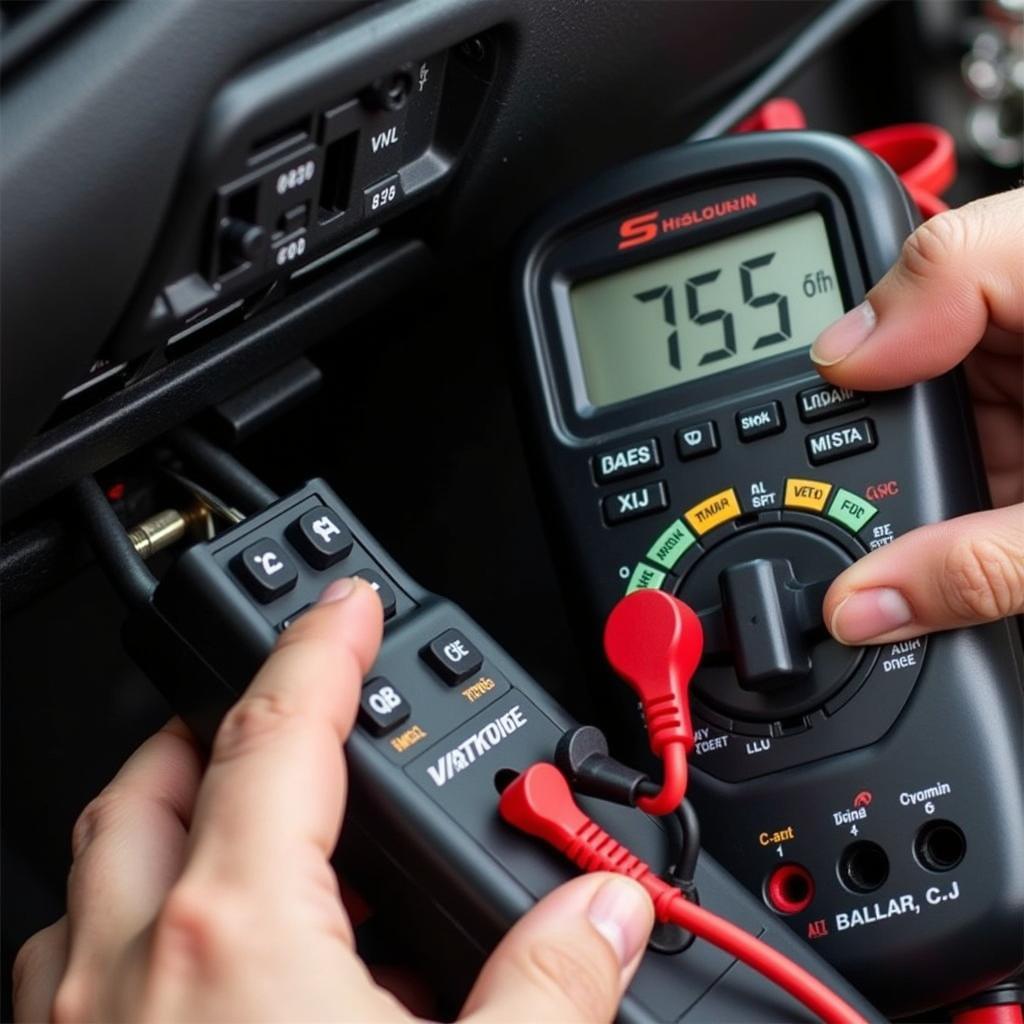 Testing the Battery Voltage with a Multimeter