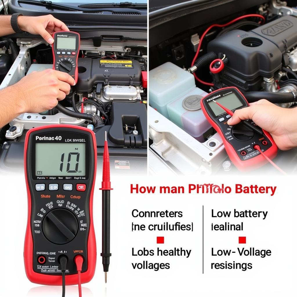 Testing Prius Battery with Multimeter