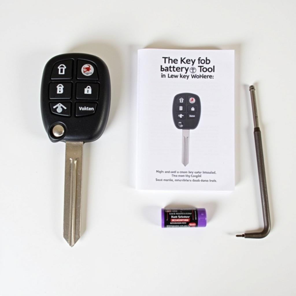 Tools for Replacing Car Key Fob Battery