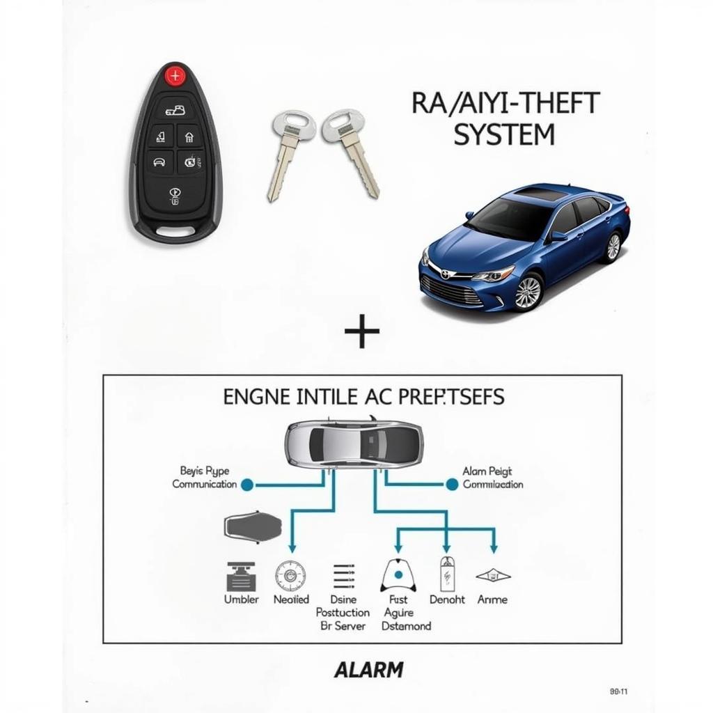 Toyota Avalon Key Fob and Anti-Theft System