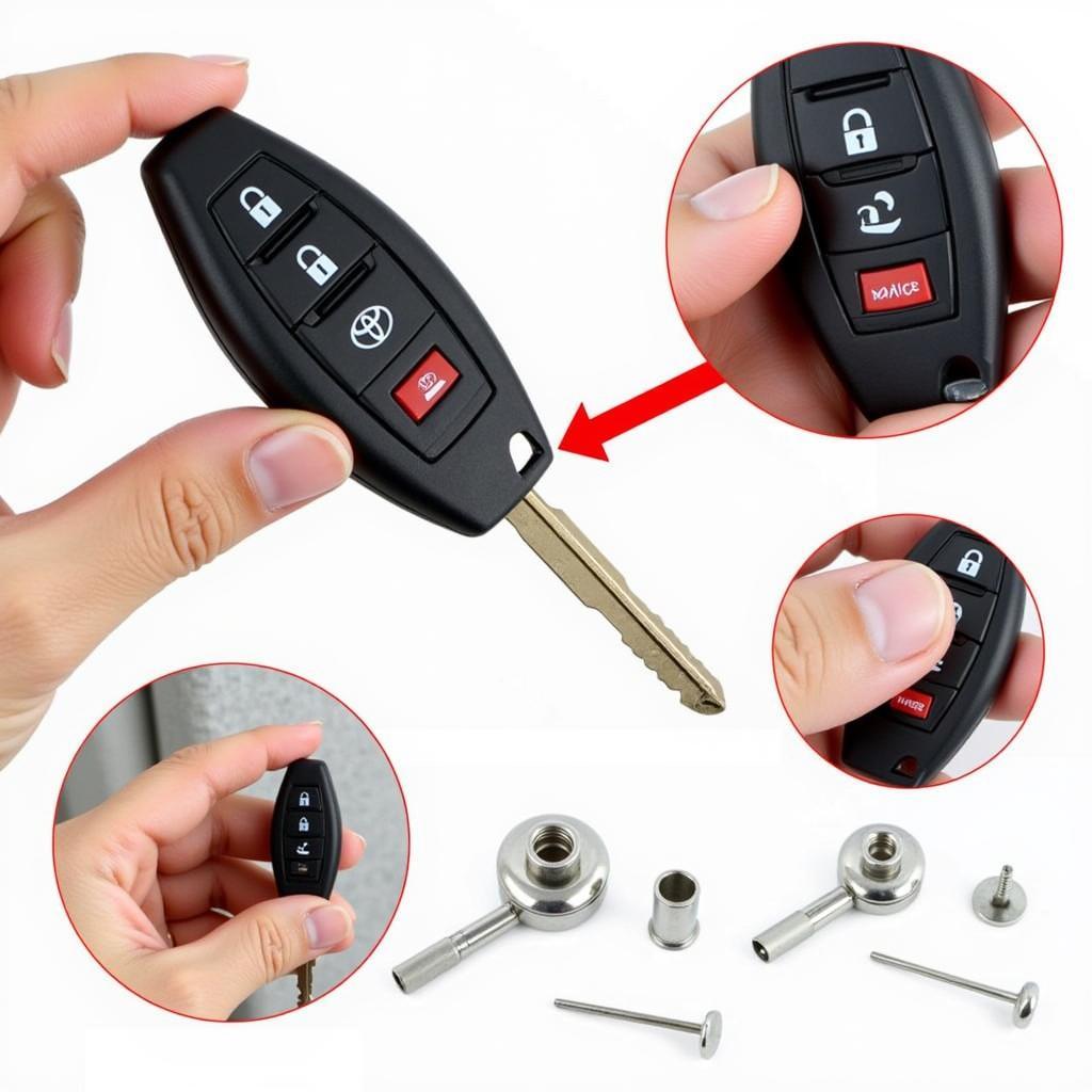 Identifying the Toyota Key Fob Release Mechanism