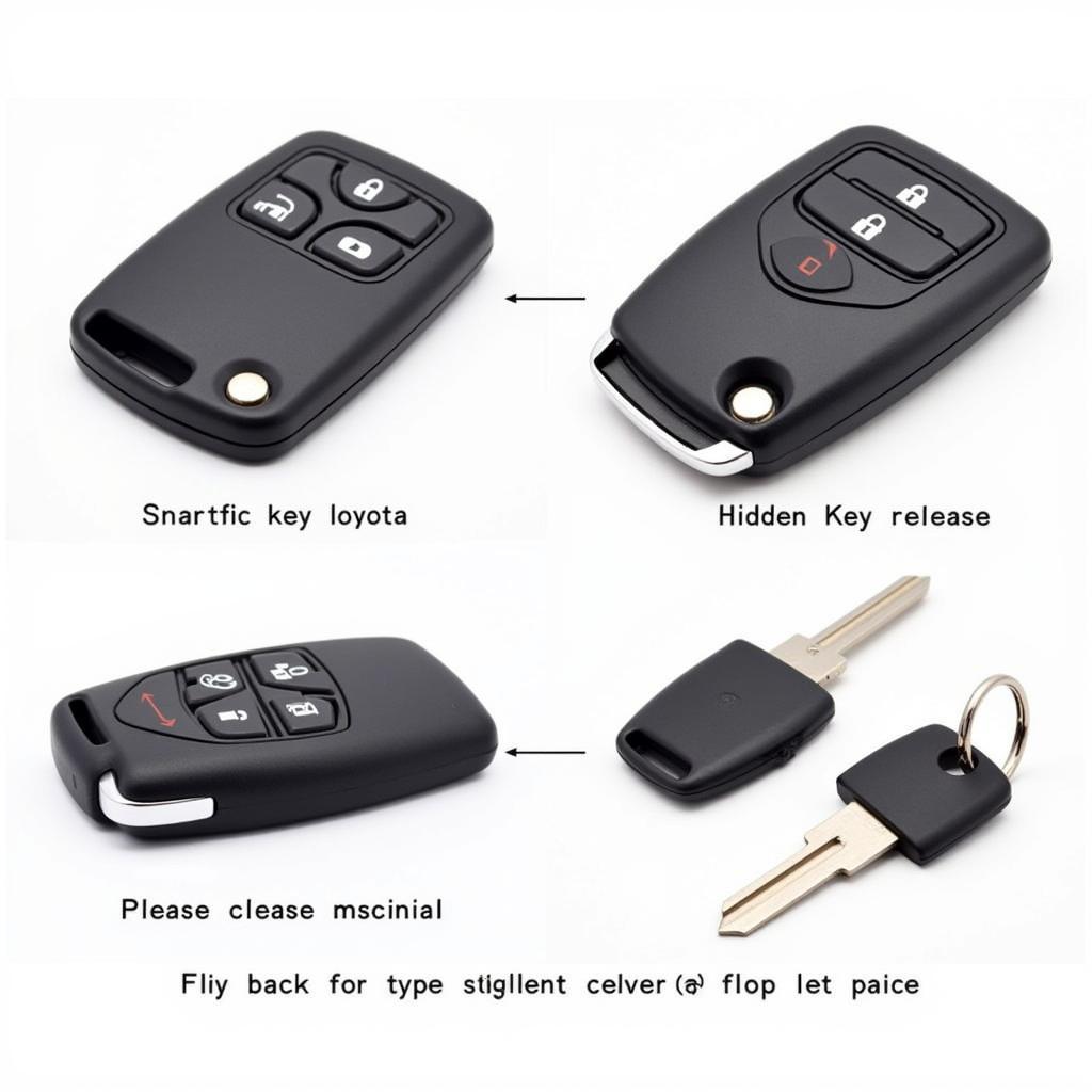 Different Types of Toyota Key Fobs