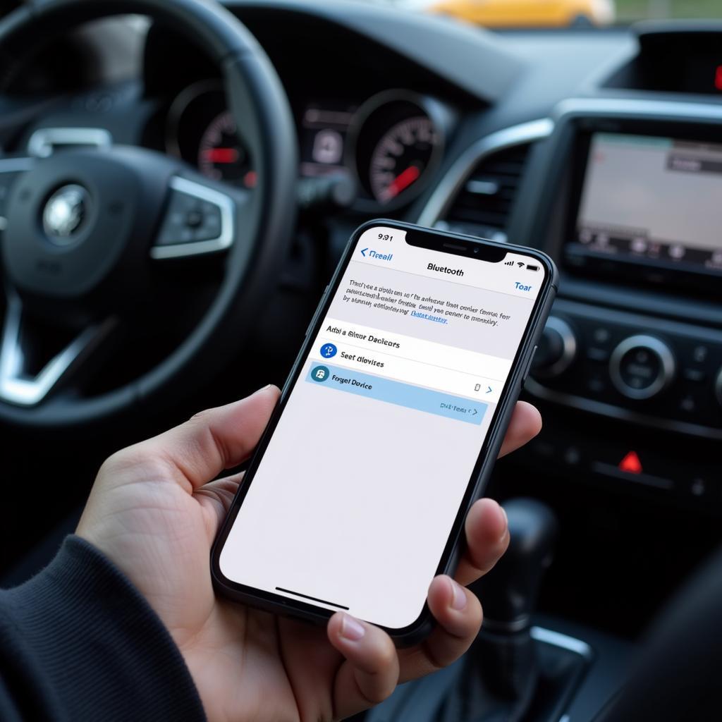 Troubleshooting Bluetooth Connection in Car