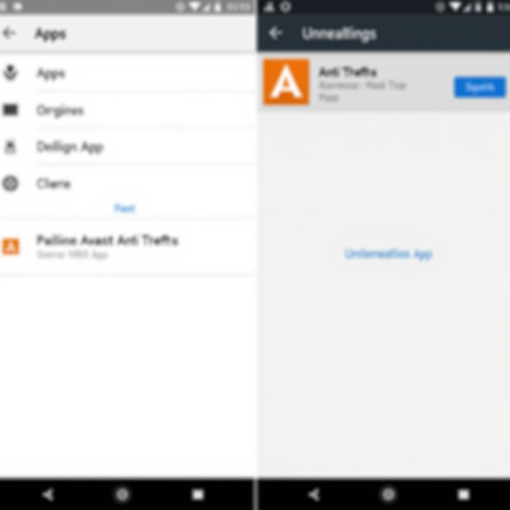 Uninstalling Avast Anti-theft from Android Phone