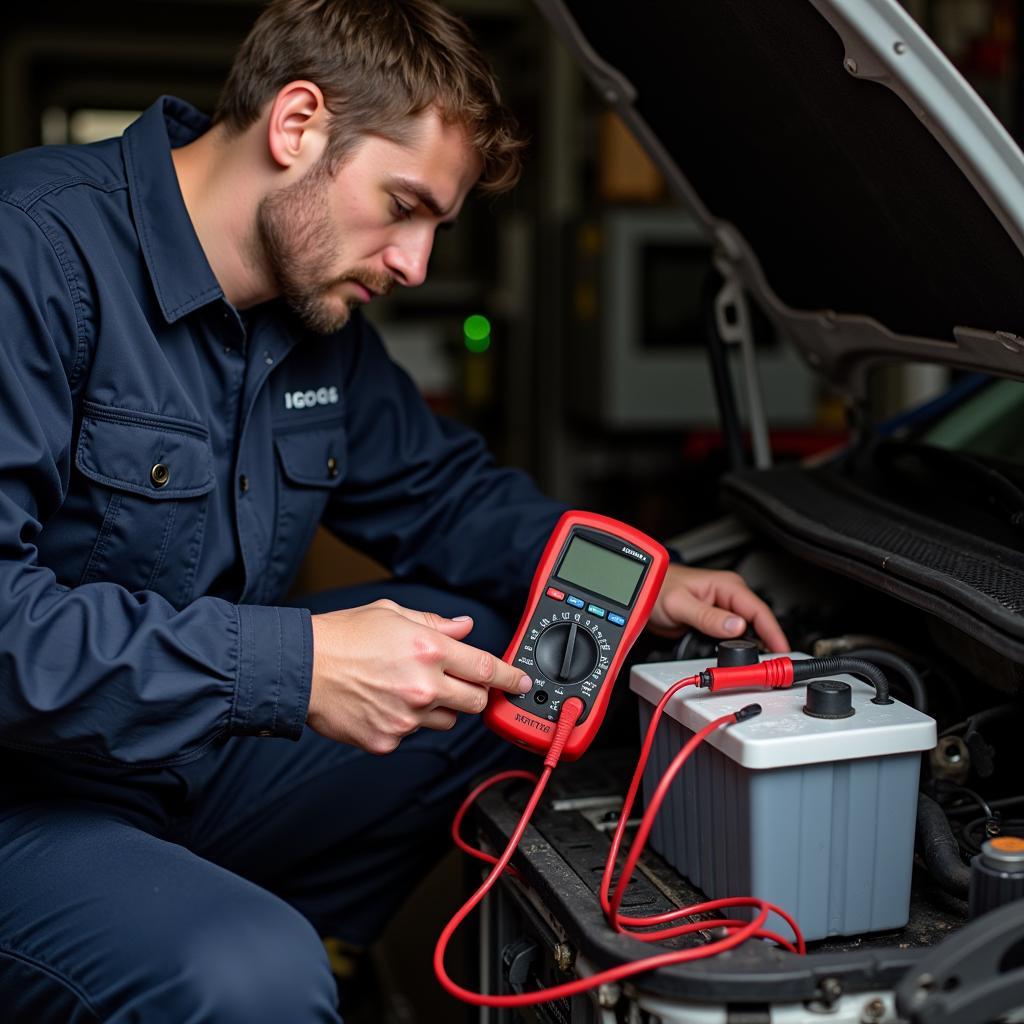 Testing for Parasitic Drain on a Van Battery