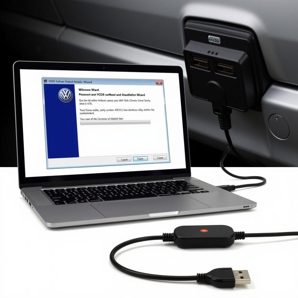 VCDS Software Installation Process on a Laptop