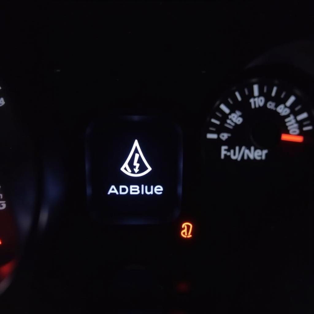 VW Caddy AdBlue Warning Light on Dashboard