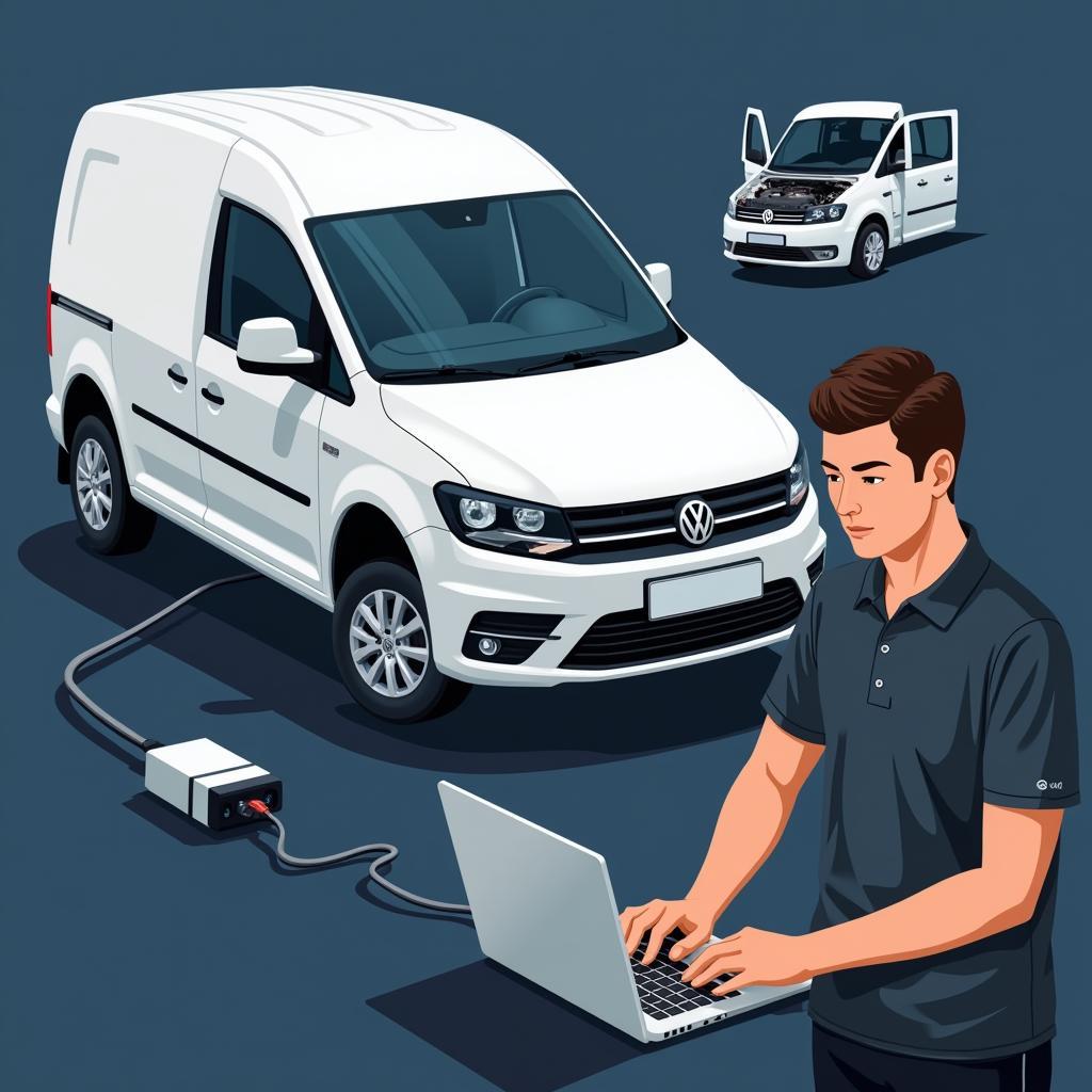 Remote Diagnostics on a VW Caddy