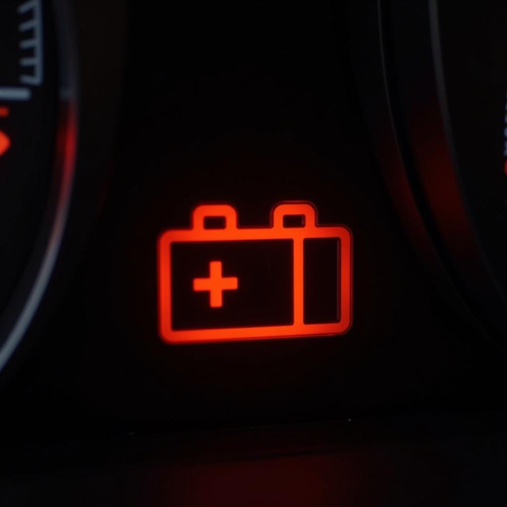 Dashboard Warning Light for Weak Battery